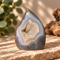 Agat med Druzy